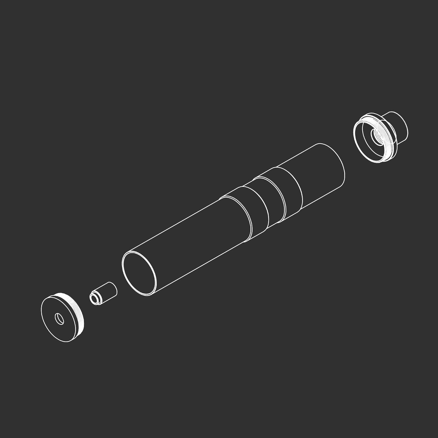 Barrel Extension,  Maschinenpistole GBB